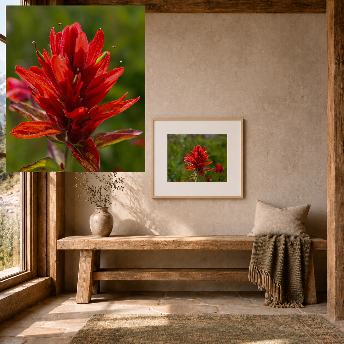 Wyoming Indian Paintbrush — Quiet Resilience by WyoRaw