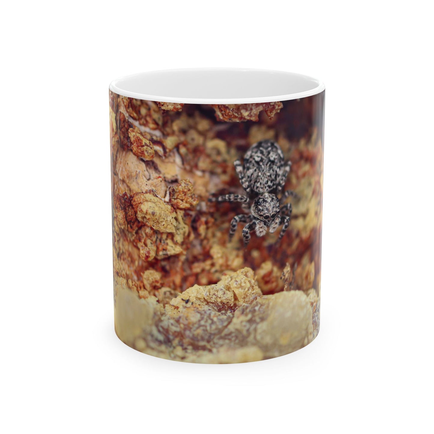 Weathered Time: "Spider in the Sap" - Coffee Mug (11oz, 15oz)
