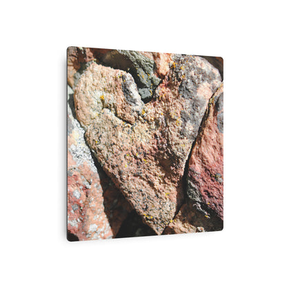 "Rock Heart" - Metal Wall Art