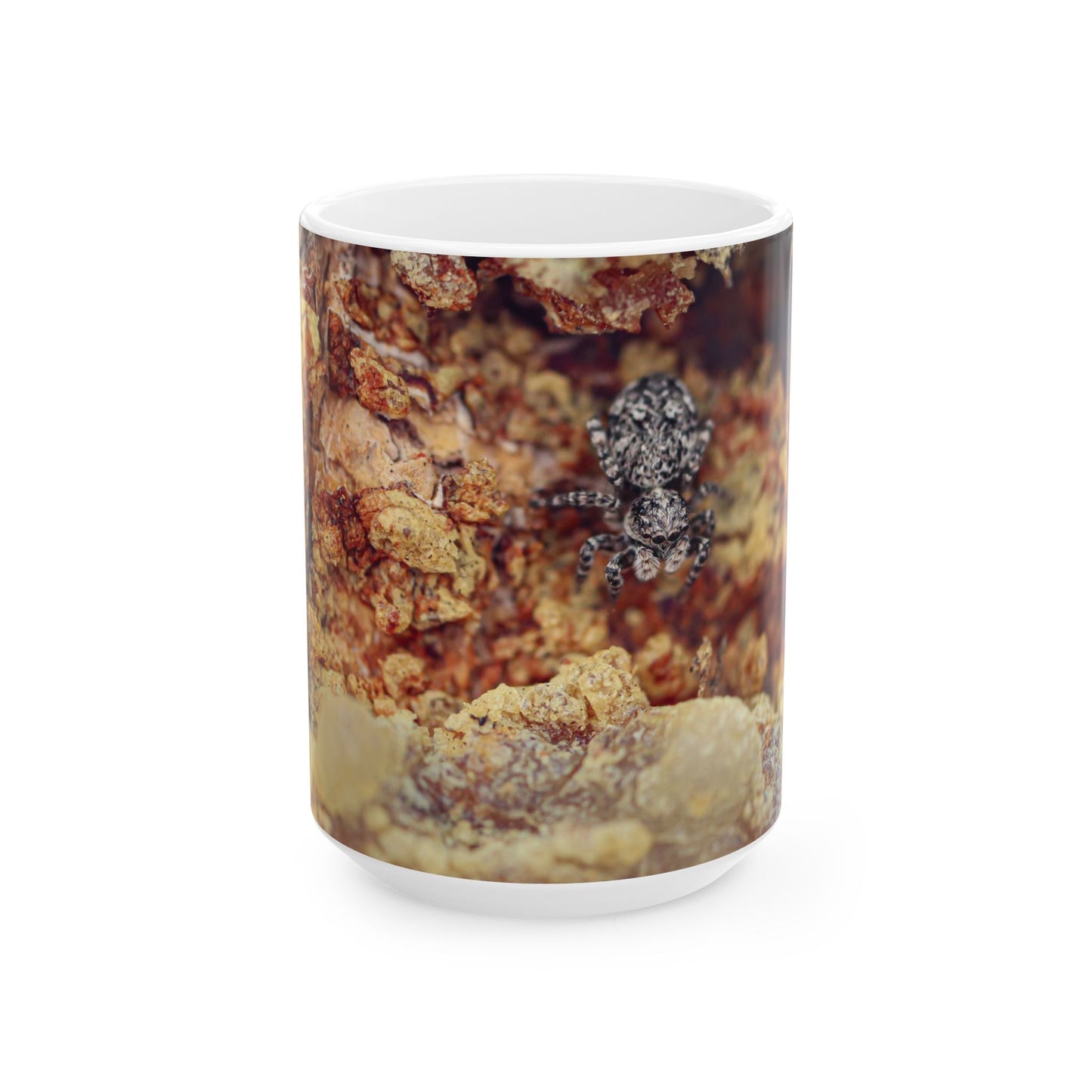Weathered Time: "Spider in the Sap" - Coffee Mug (11oz, 15oz)