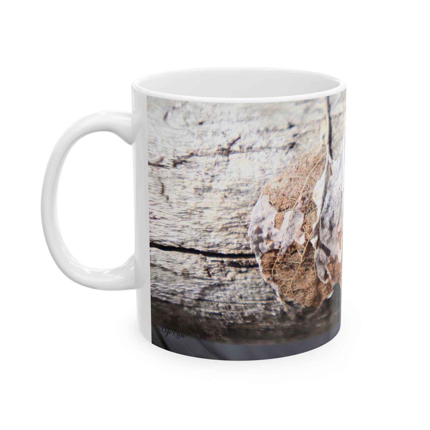 "Skeletal Aspen Leaves" — Coffee Cup (11oz, 15oz)