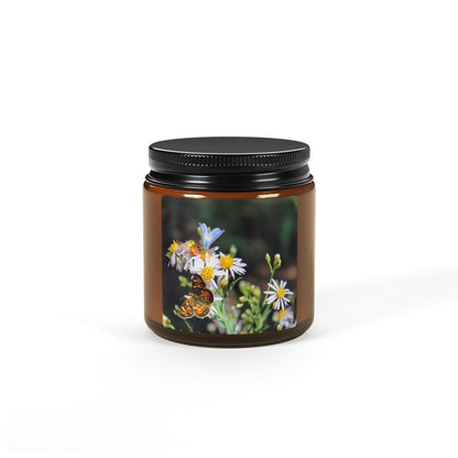 "Butterflys on Wildflowers" - Candle