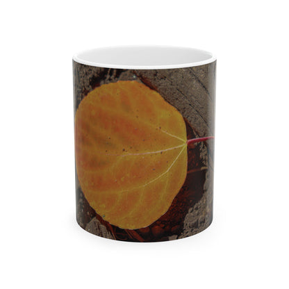 Quiet Resilience: "Autumn Leaf" - Coffee Mug (11oz, 15oz)