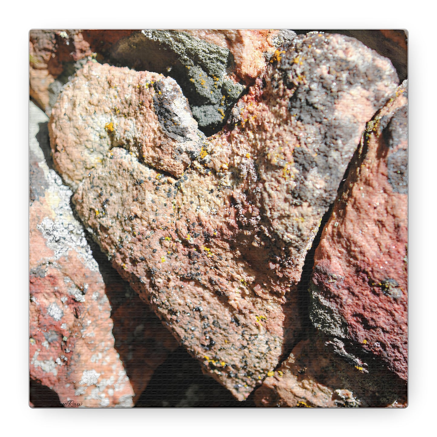 "Rock Heart" - Canvas Print