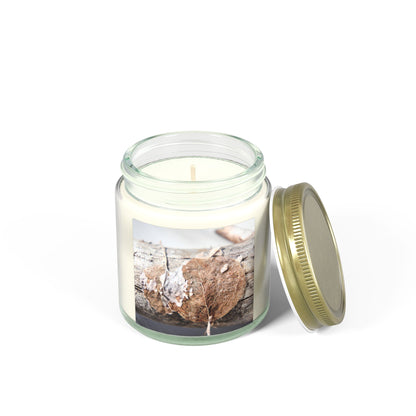 "Skeletal Aspen Leaves" - Candle