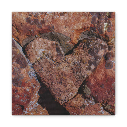 Rock Heart — Canvas Print