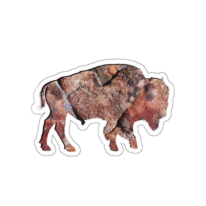 Weathered Time: Bison Rock Heart - Die-Cut Sticker