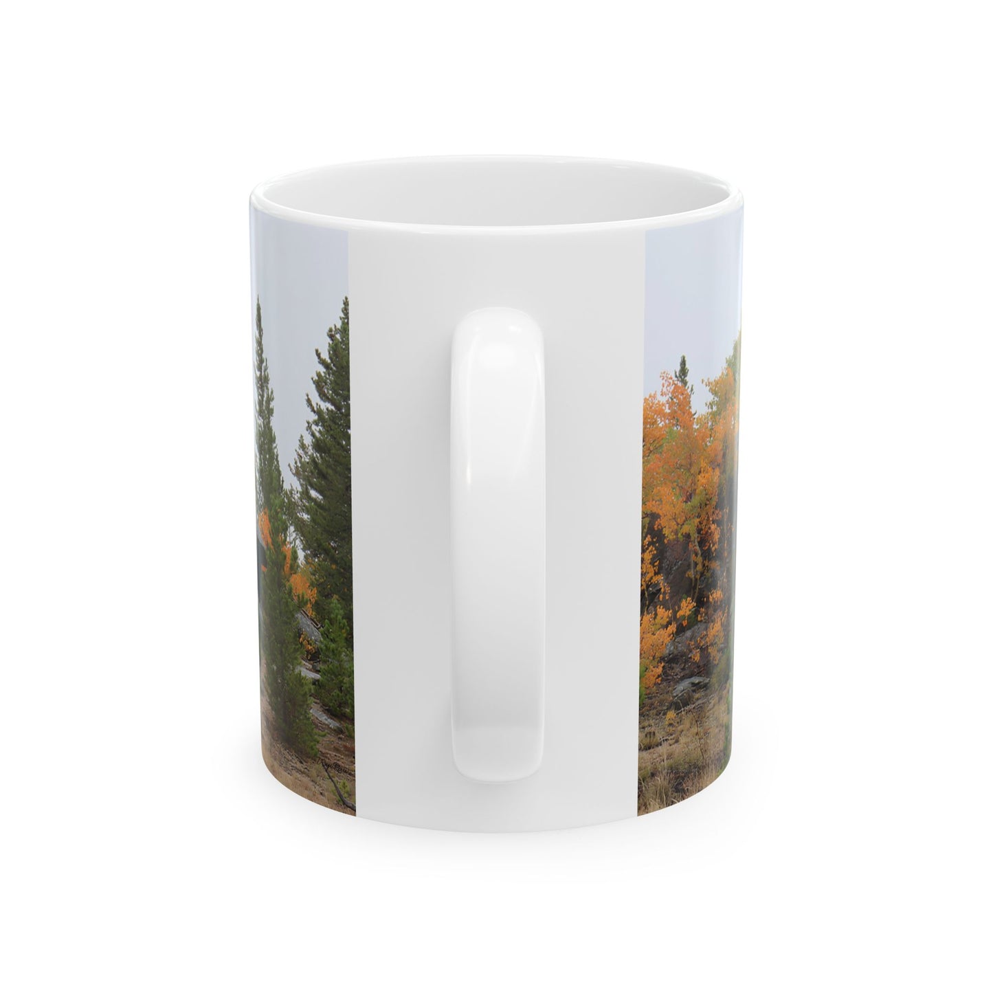 "Autumn Rocky Outcrop" - Coffee Mug (11oz, 15oz)