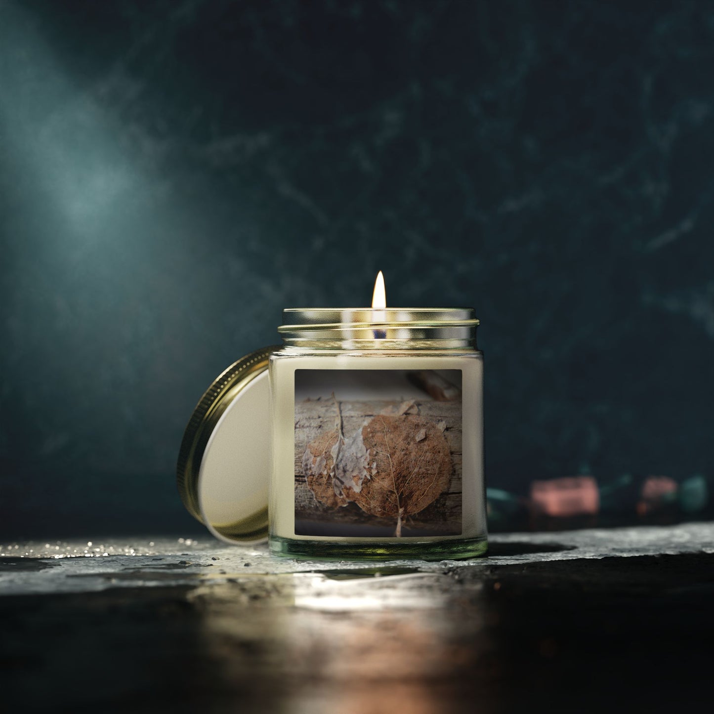 Remnants: "Skeletal Aspen Leaves" - Candle