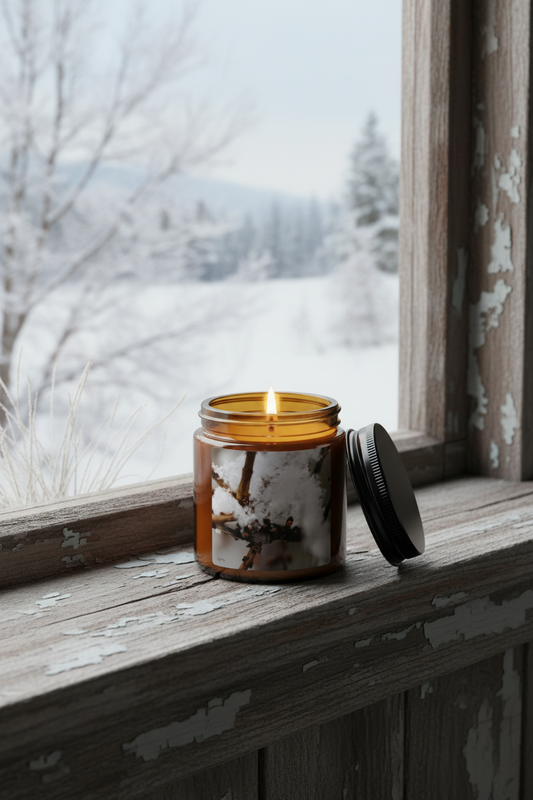 "Icy Branch" - Candle
