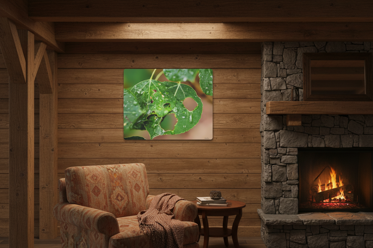 "Crying Leaf" - Metal Wall Art