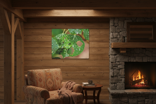 "Crying Leaf" - Metal Wall Art