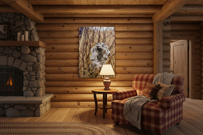 "Abandoned Wasps Nest" - Metal Wall Art