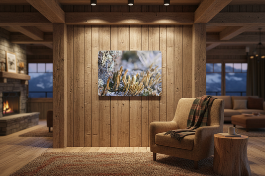 "Spikemoss & Lichen" - Metal Wall Art