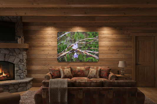 "Wildflowers in the Willows" - Metal Wall Art