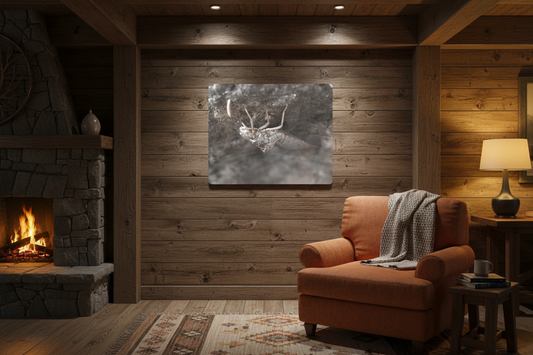 "Exoskeleton on River Rocks" - Metal Wall Art