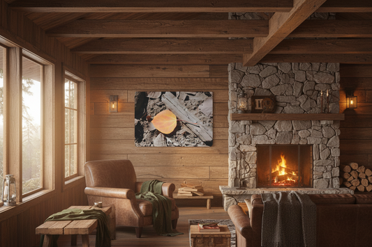 "Autumn Leaf" - Metal Wall Art