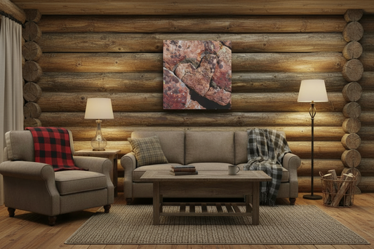 "Rock Heart" - Canvas Print