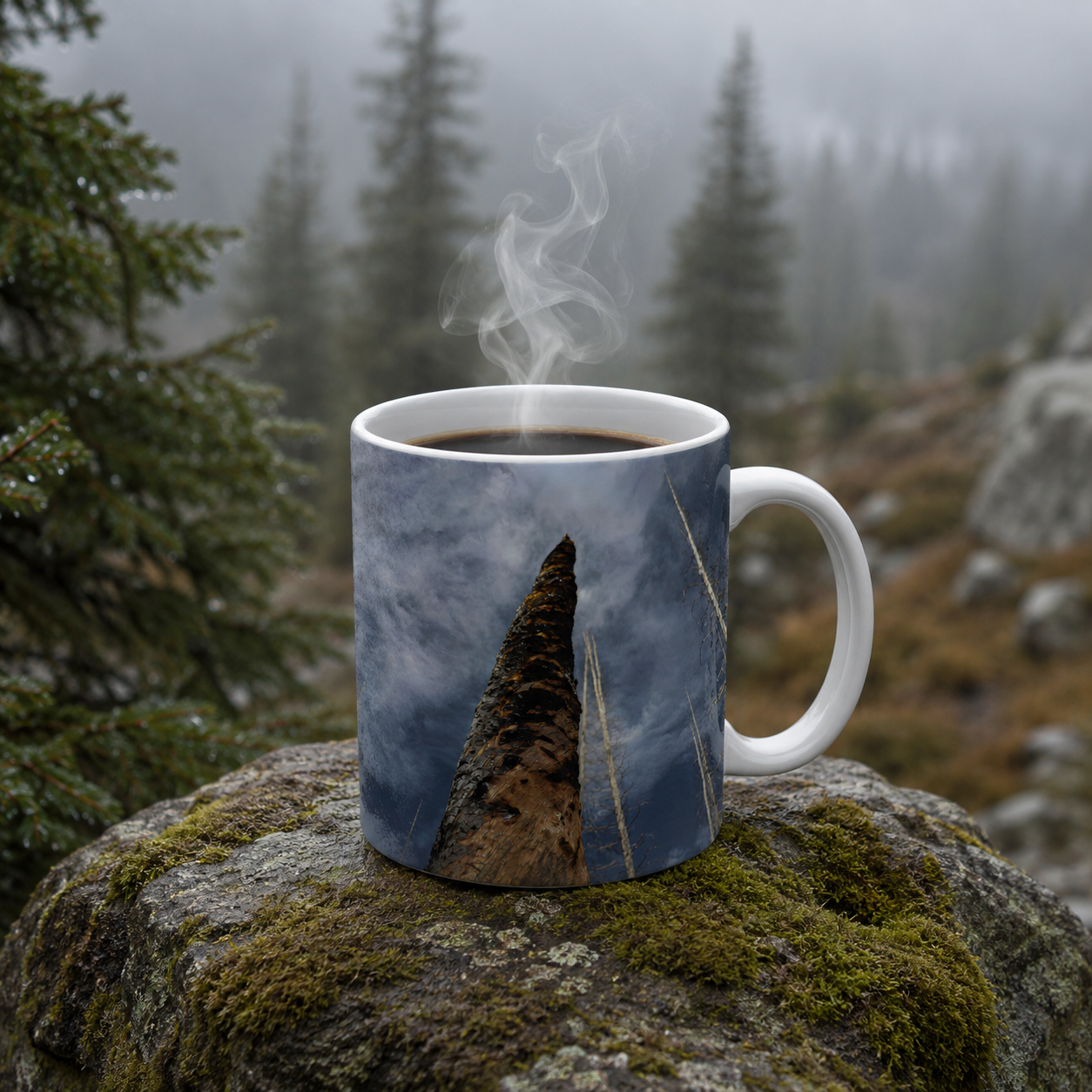 Remnants: "Scorched Tree" – Coffee Mug (11oz, 15oz)