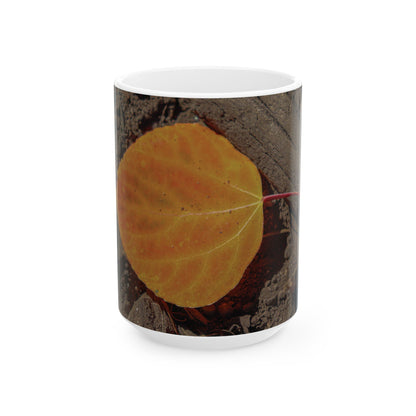 Quiet Resilience: "Autumn Leaf" - Coffee Mug (11oz, 15oz)