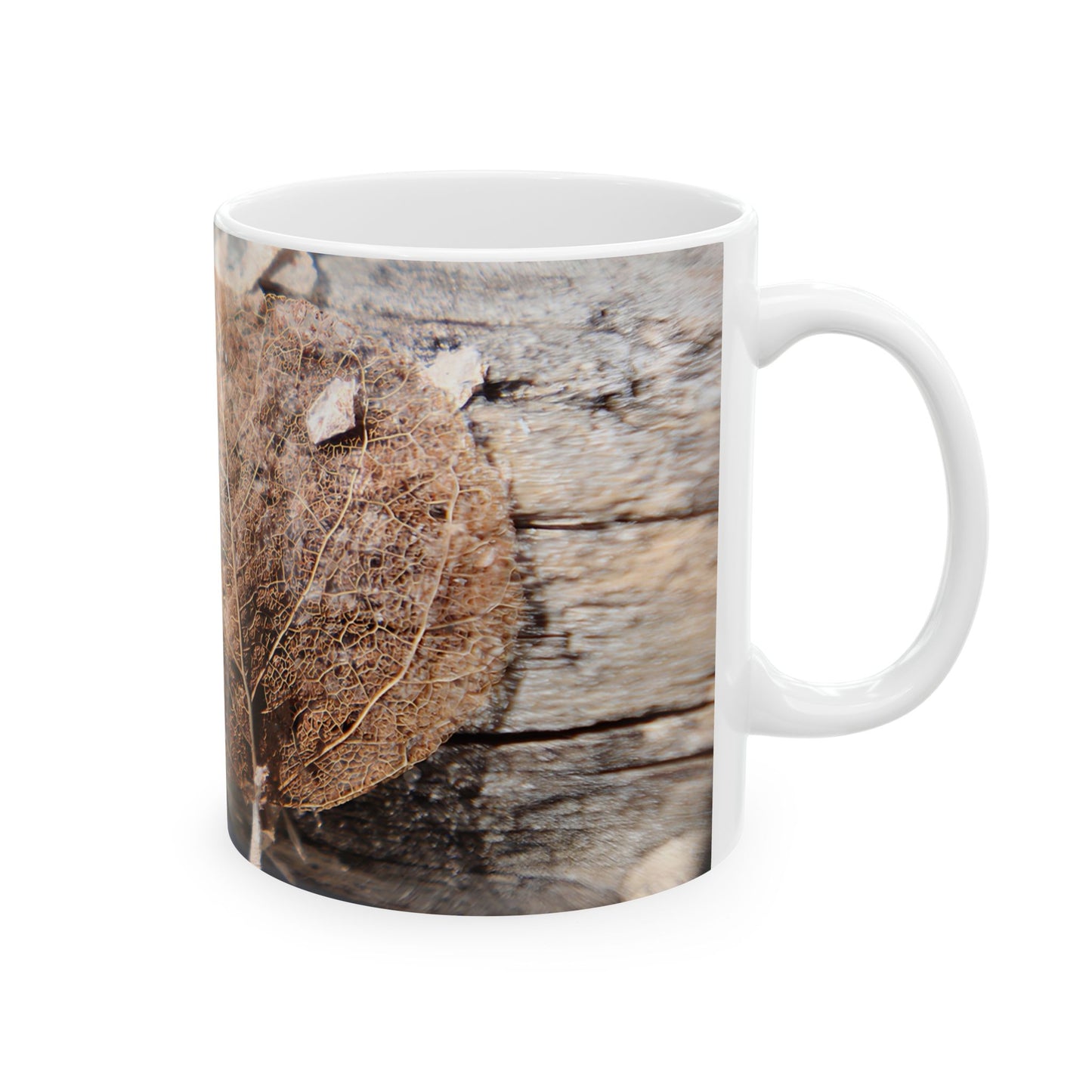 "Skeletal Aspen Leaves" — Coffee Cup (11oz, 15oz)
