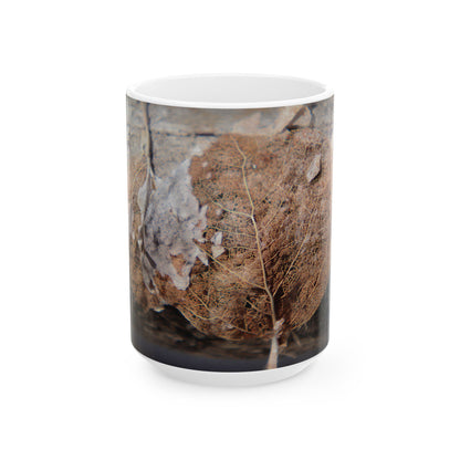 Remnants: "Skeletal Aspen Leaves" — Coffee Cup (11oz, 15oz)