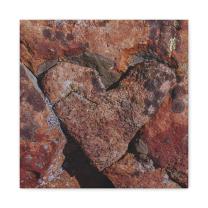 Rock Heart — Canvas Print