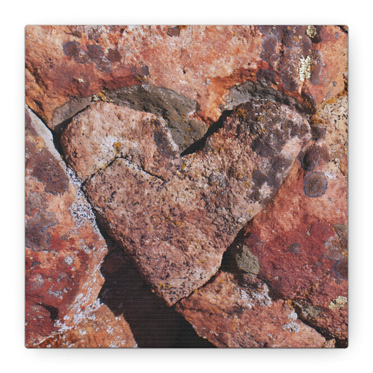 "Rock Heart" - Canvas Print