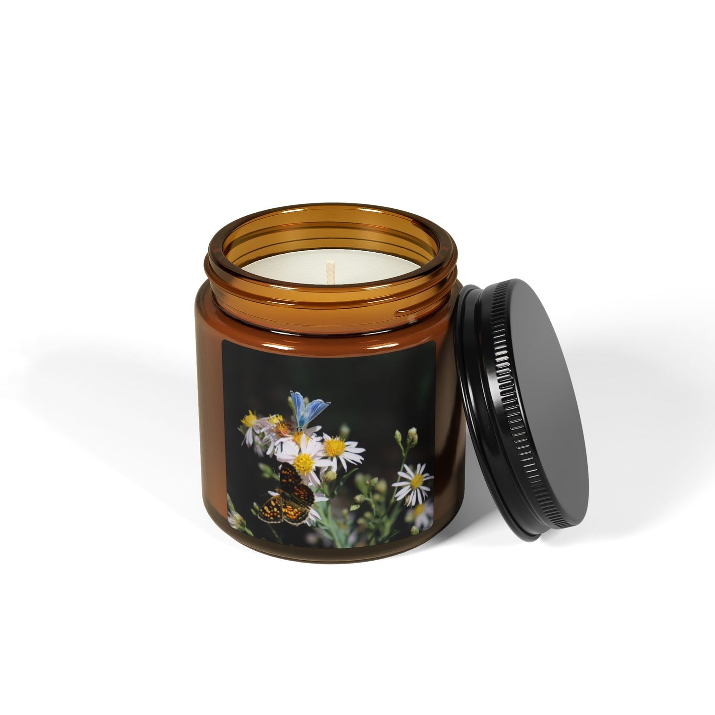 Quiet Resilience: "Butterflies on Wildflowers" - Candle
