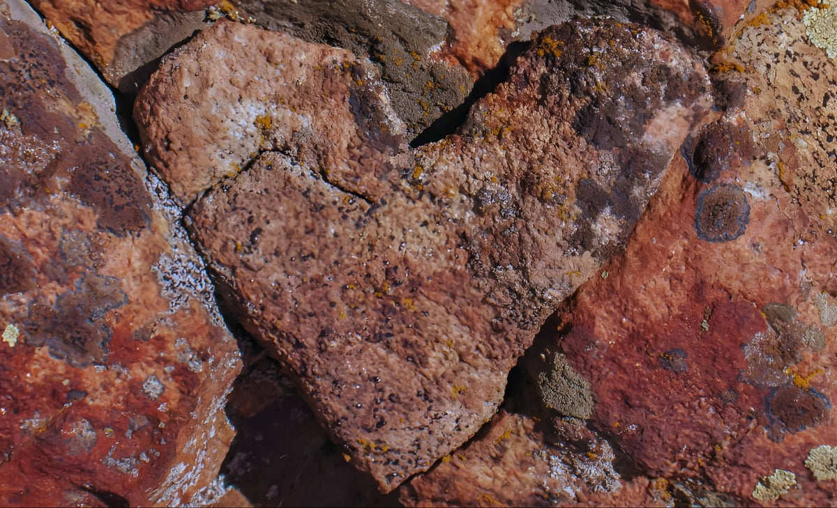 A heart found in weathered Wyoming stone