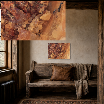Weathered Time: “Ant in the Sap” - Metal Wall Art